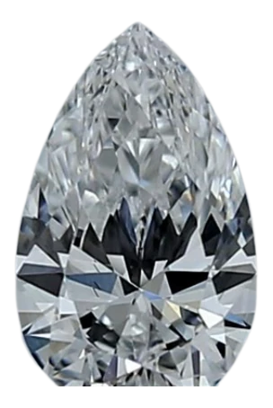 0.43 Carat D VS2 Pear Lab Diamond For Sale