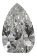 0.42 Carat H VVS1 Pear Lab Diamond For Sale