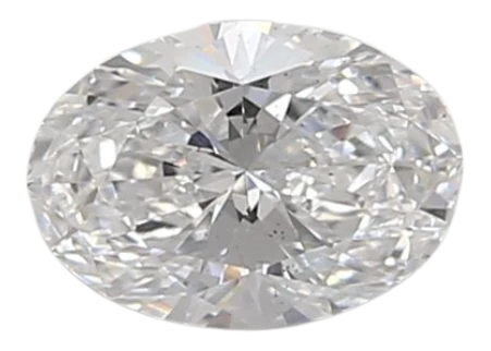 0.44 Carat D VS2 Oval Lab Diamond Discount