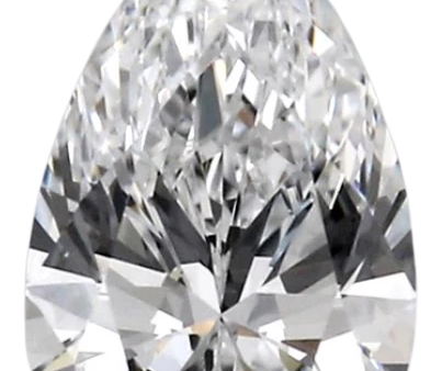 0.42 Carat D VVS1 Pear Lab Diamond For Sale