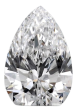 0.42 Carat D VVS1 Pear Lab Diamond For Sale