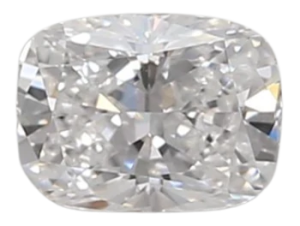 0.42 Carat D VVS1 Elongated Cushion Lab Diamond For Cheap