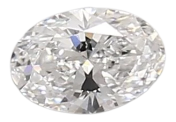 0.33 Carat D VVS2 Oval Lab Diamond Fashion