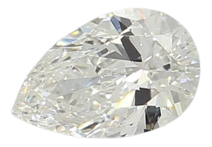 0.41 Carat E VVS2 Pear Lab Diamond Online Hot Sale