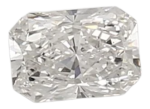 0.39 Carat F VS1 Radiant Lab Diamond on Sale