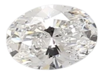 0.42 Carat E SI1 Oval Lab Diamond Sale