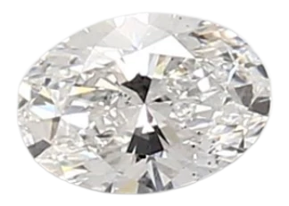 0.42 Carat E SI1 Oval Lab Diamond Sale