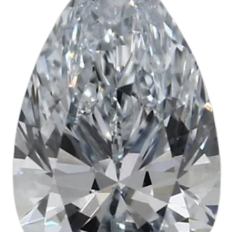 0.46 Carat I VVS1 Pear Lab Diamond For Sale