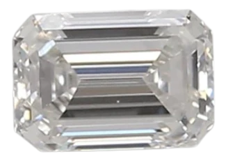 0.38 Carat F VS1 Emerald Lab Diamond on Sale