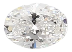 0.43 Carat E VVS2 Oval Lab Diamond Cheap