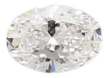 0.43 Carat E VVS2 Oval Lab Diamond Cheap