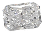 0.44 Carat D SI1 Radiant Lab Diamond For Discount