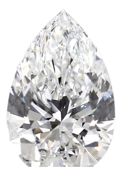 0.42 Carat D VVS2 Pear Lab Diamond Fashion