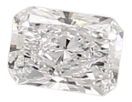 0.43 Carat D VS2 Radiant Lab Diamond For Sale