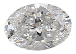 0.42 Carat E VVS2 Oval Lab Diamond For Cheap