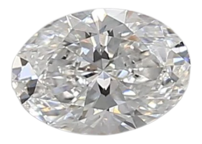 0.42 Carat E VVS2 Oval Lab Diamond For Cheap