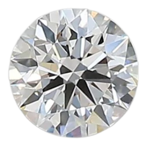 0.33 Carat D VVS2 Round Lab Diamond For Sale