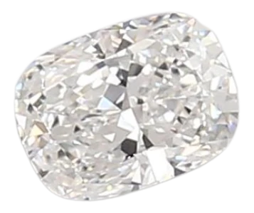 0.49 Carat E IF Elongated Cushion Lab Diamond For Sale