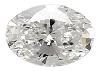 0.47 Carat D VVS2 Oval Lab Diamond on Sale