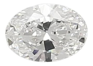 0.37 Carat E VVS2 Oval Lab Diamond Discount