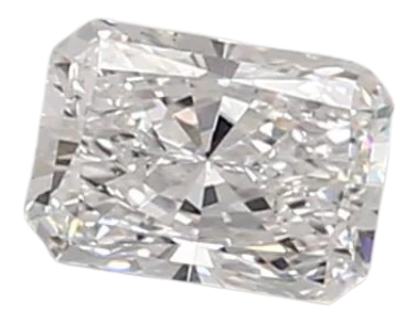 0.58 Carat D VS2 Radiant Lab Diamond Fashion