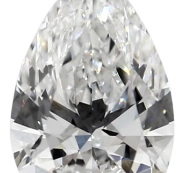 0.48 Carat E VVS1 Pear Lab Diamond For Sale