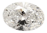 0.45 Carat D VS2 Oval Lab Diamond Online Sale