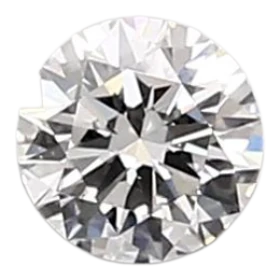 0.34 Carat D VVS2 Round Lab Diamond on Sale