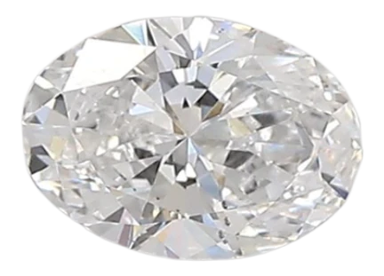 0.49 Carat D VS2 Oval Lab Diamond For Discount