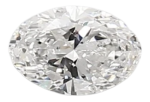 0.45 Carat E SI1 Oval Lab Diamond Cheap