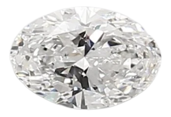 0.45 Carat E SI1 Oval Lab Diamond Cheap