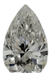 0.41 Carat F VVS2 Pear Lab Diamond Discount