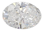 0.45 Carat E VVS2 Oval Lab Diamond Cheap