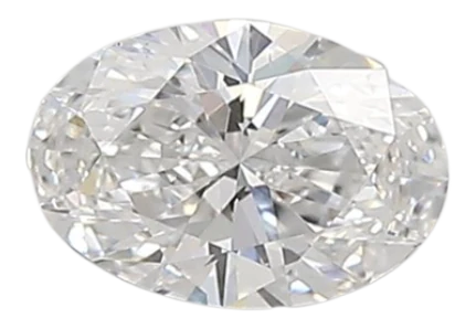 0.44 Carat D VS1 Oval Lab Diamond For Sale