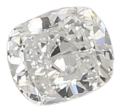 0.43 Carat D VVS2 Cushion Lab Diamond For Sale