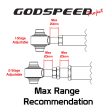 Godspeed Camber Kit Chevy Malibu (2013-2015) Malibu Limited (2016) Rear Upper Arms - Pair Online now