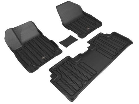 3D MAXpider Floor Mats Kia EV6 (2022-2024) All-Weather Elitect Series - Complete Set Fashion