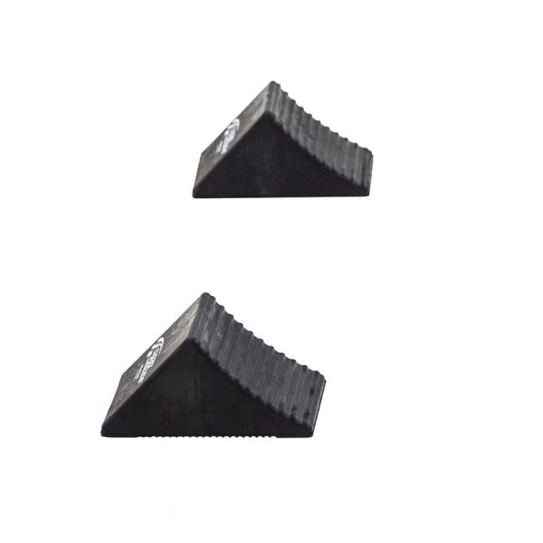 Race Ramps Rubber Wheel Chocks w  Extra Grip - Set of Two or Four Online Hot Sale