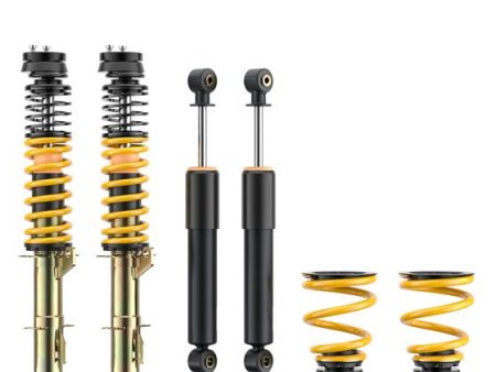 ST XTA Coilovers VW Jetta IV Sedan  Wagon 1.8  2.0 4cyl  2.8 V6  1.9 Diesel (1999-2004) Adjustable Damping w  Top Mounts - 18282802 Online Sale