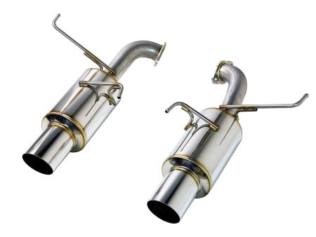 Remark Axleback Exhaust Subaru WRX VB (22-23) R1 Dual Canister w  4  Slant Polished or Burnt Tips Online now