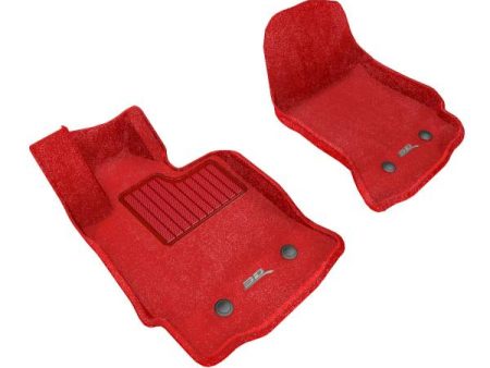 3D MAXpider Floor Mats Honda Civic (2016-2021) Premium Perfect Fit Carpet Series - Complete Set Sale