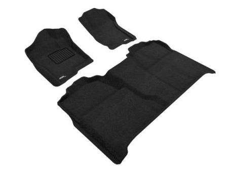 3D MAXpider Floor Mats Chevy Silverado 1500 Crew Cab (07-13) All-Weather Elegant Series - Complete Set Online Hot Sale