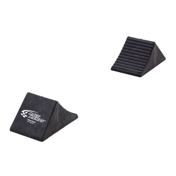 Race Ramps Rubber Wheel Chocks w  Extra Grip - Set of Two or Four Online Hot Sale