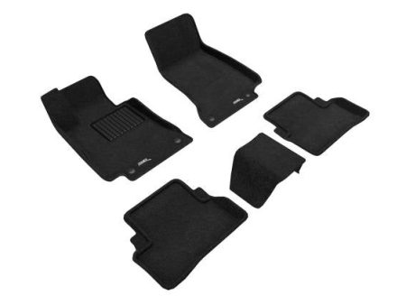 3D MAXpider Floor Mats Mercedes E-Class Sedan (17-23) E43 AMG Sedan W213 (17-18) All-Weather Elegant Series - Complete Set Supply