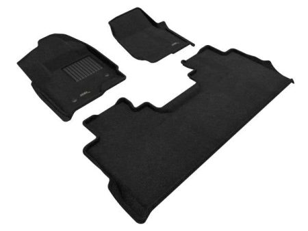 3D MAXpider Floor Mats Ford F250   F350   F450 Crew Cab (17-24) All-Weather Elegant Series - Complete Set on Sale