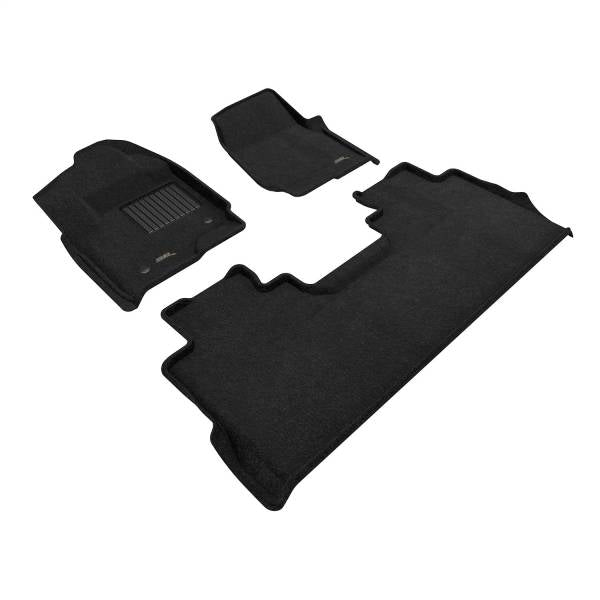 3D MAXpider Floor Mats Ford F250   F350   F450 Crew Cab (17-24) All-Weather Elegant Series - Complete Set on Sale