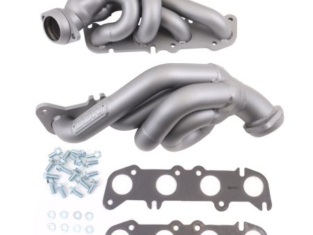 BBK 1-3 4  Shorty Headers Ford F150 Coyote 5.0 (11-14) Titanium Ceramic or Polished Silver Ceramic Discount