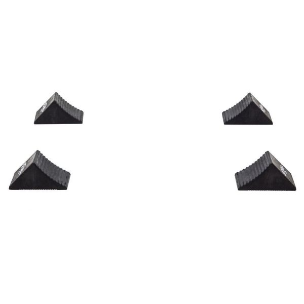 Race Ramps Rubber Wheel Chocks w  Extra Grip - Set of Two or Four Online Hot Sale