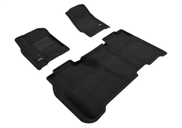 3D MAXpider Floor Mats Chevy Silverado 1500 Crew Cab (14-18) All-Weather Elegant Series - Complete Set For Sale