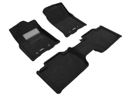 3D MAXpider Floor Mats Toyota Tacoma Access Cab (18-23) All-Weather Elegant Series - Complete Set For Sale